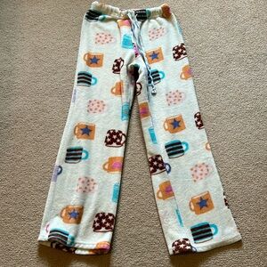 Winwin fleece plush lounge pajama pants